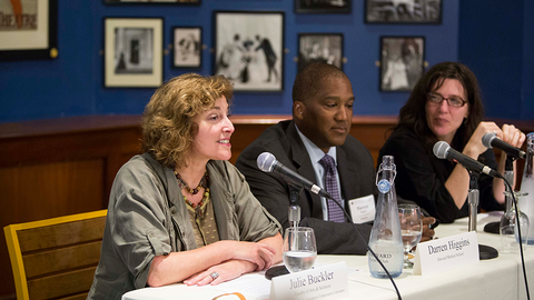 Three faculty panelists.