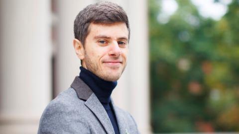 Outdoor headshot of Professor Bohdan Tokarskyi.