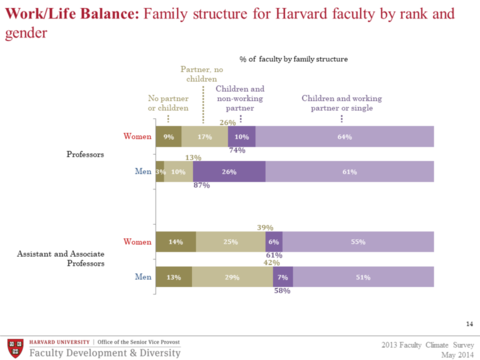 Family structure by rank and gender